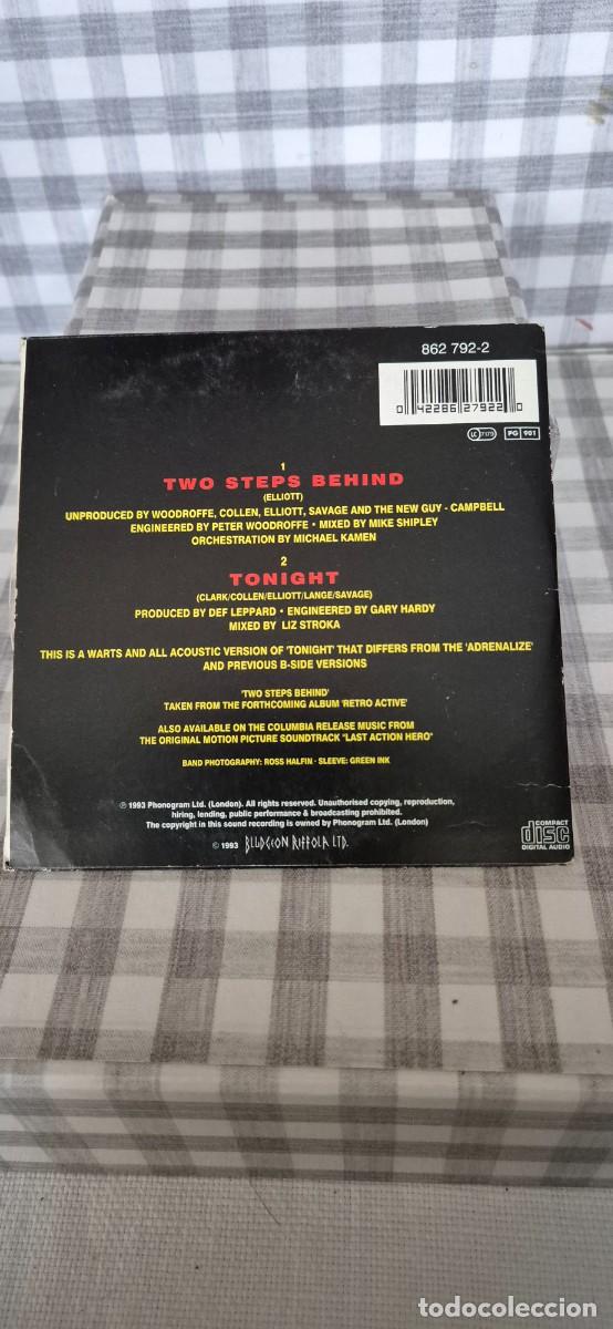 CDs de m&uacute;sica: CD PROMO - DEF LEPPARD - TWO STEPS BEHIND - Foto 2