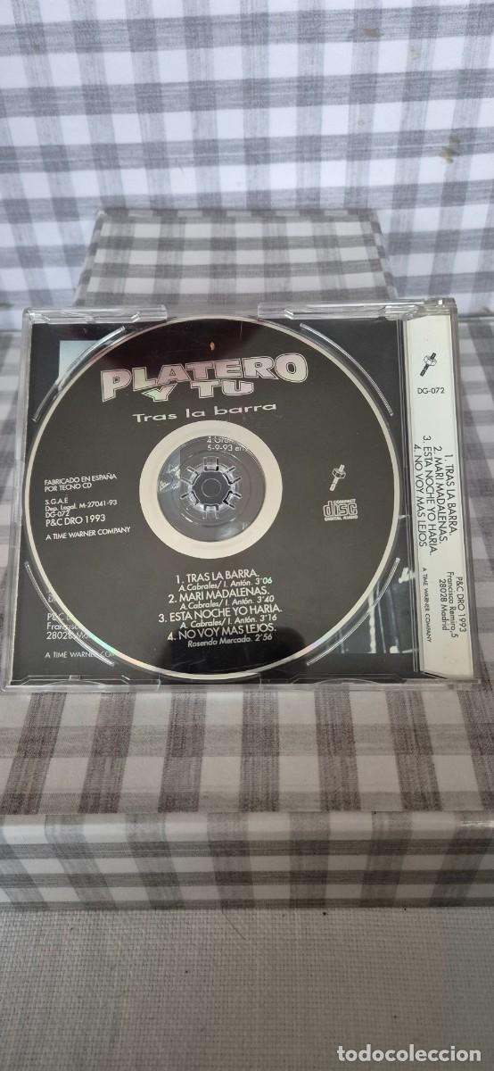 CDs de m&uacute;sica: CD PROMO - PLATERO Y TU - TRAS LA BARRA - Foto 2