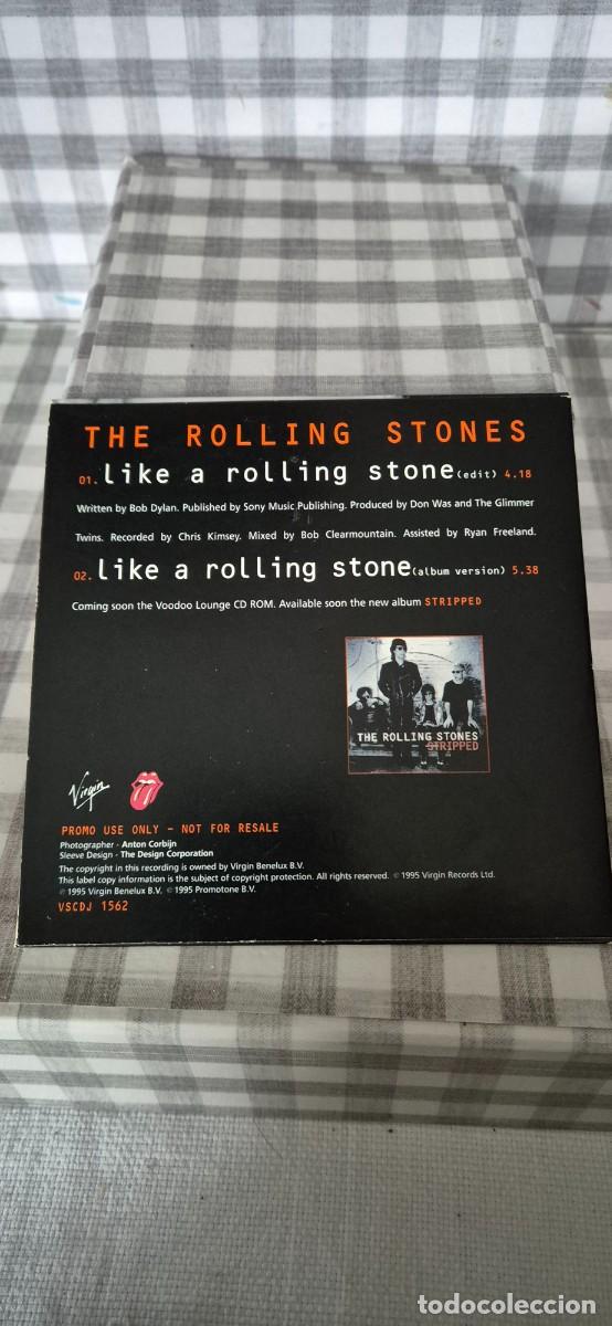 CDs de m&uacute;sica: CD PROMO - THE ROLLING STONES - LIKE A ROLLING STONE - Foto 2