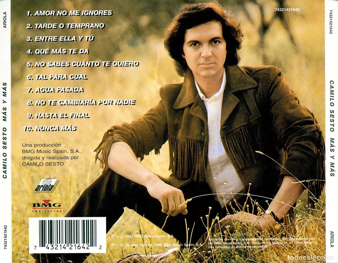 CDs de m&uacute;sica: CAMILO SESTO - M&aacute;s y M&aacute;s (1981) - Foto 2