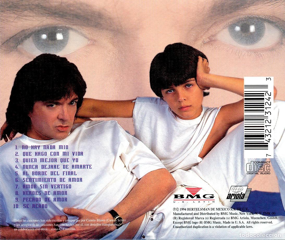 CDs de m&uacute;sica: CAMILO SESTO - Amor sin V&eacute;rtigo (1994) - Foto 2