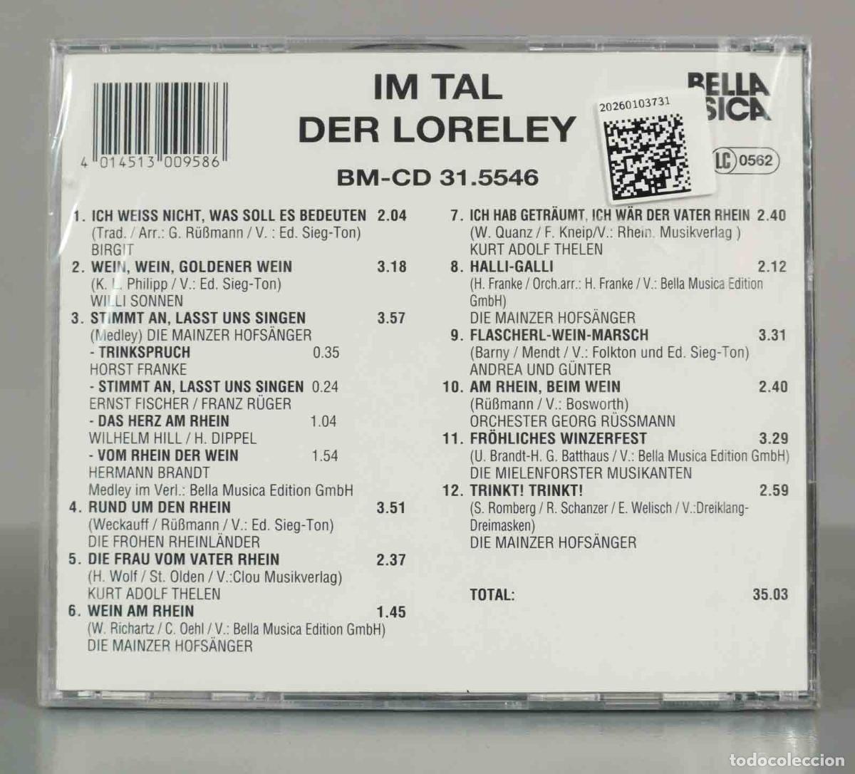 CDs de m&uacute;sica: CD. Im Tal der Loreley. PRECINTADO - Foto 2
