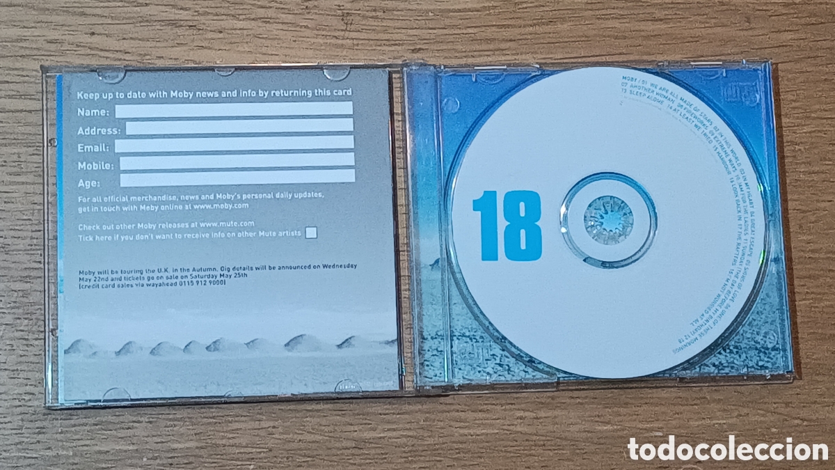 CDs de m&uacute;sica: Moby CD 18 (2002 EU) - Foto 3