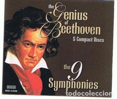 CDs de m&uacute;sica: The Genius of Beethoven, the 9 Symphonies - 5 Disc Set- 0056775039028