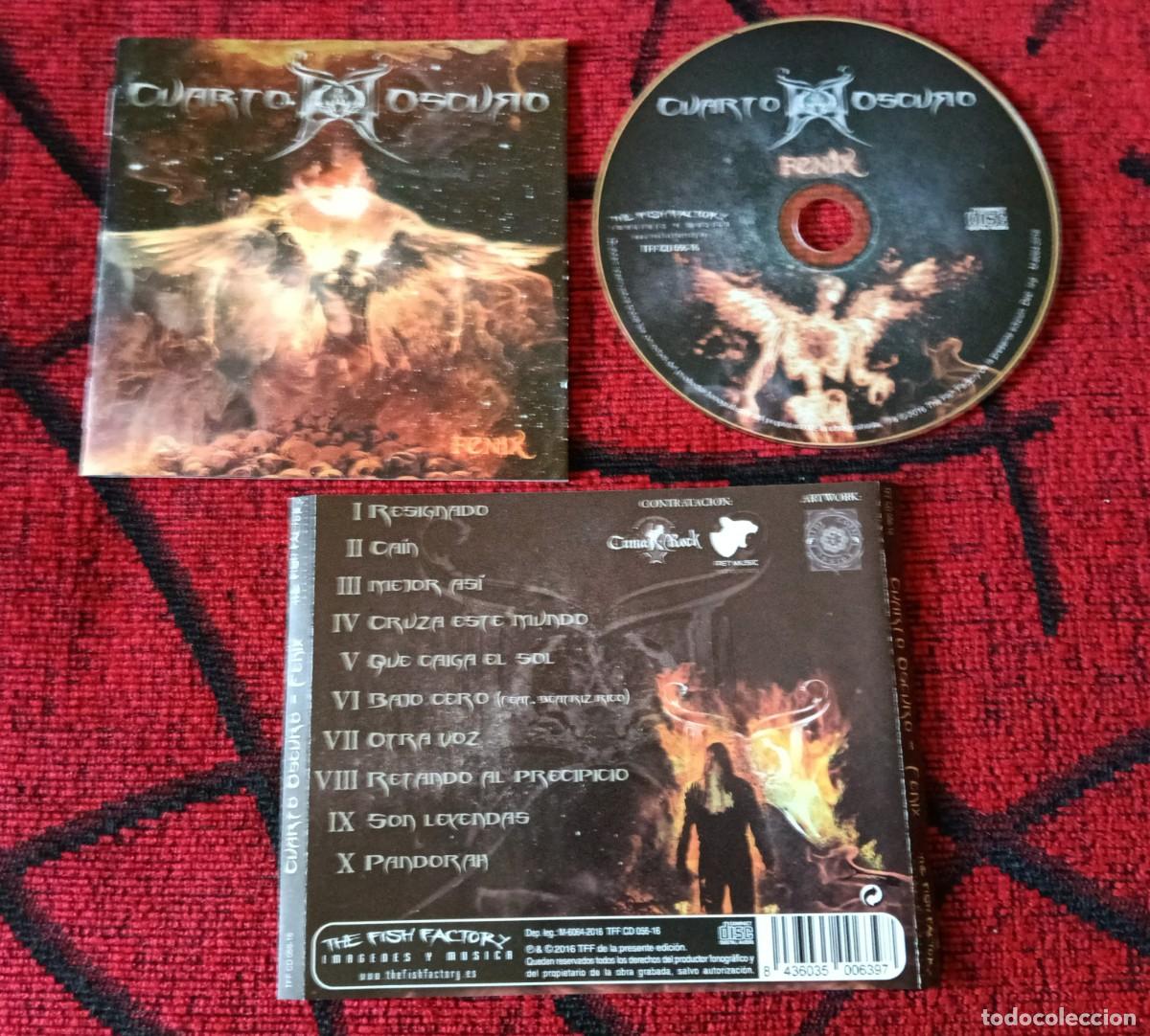 CDs de m&uacute;sica: CUARTO OSCURO ** Fenix ** CD 2016 - Foto 1