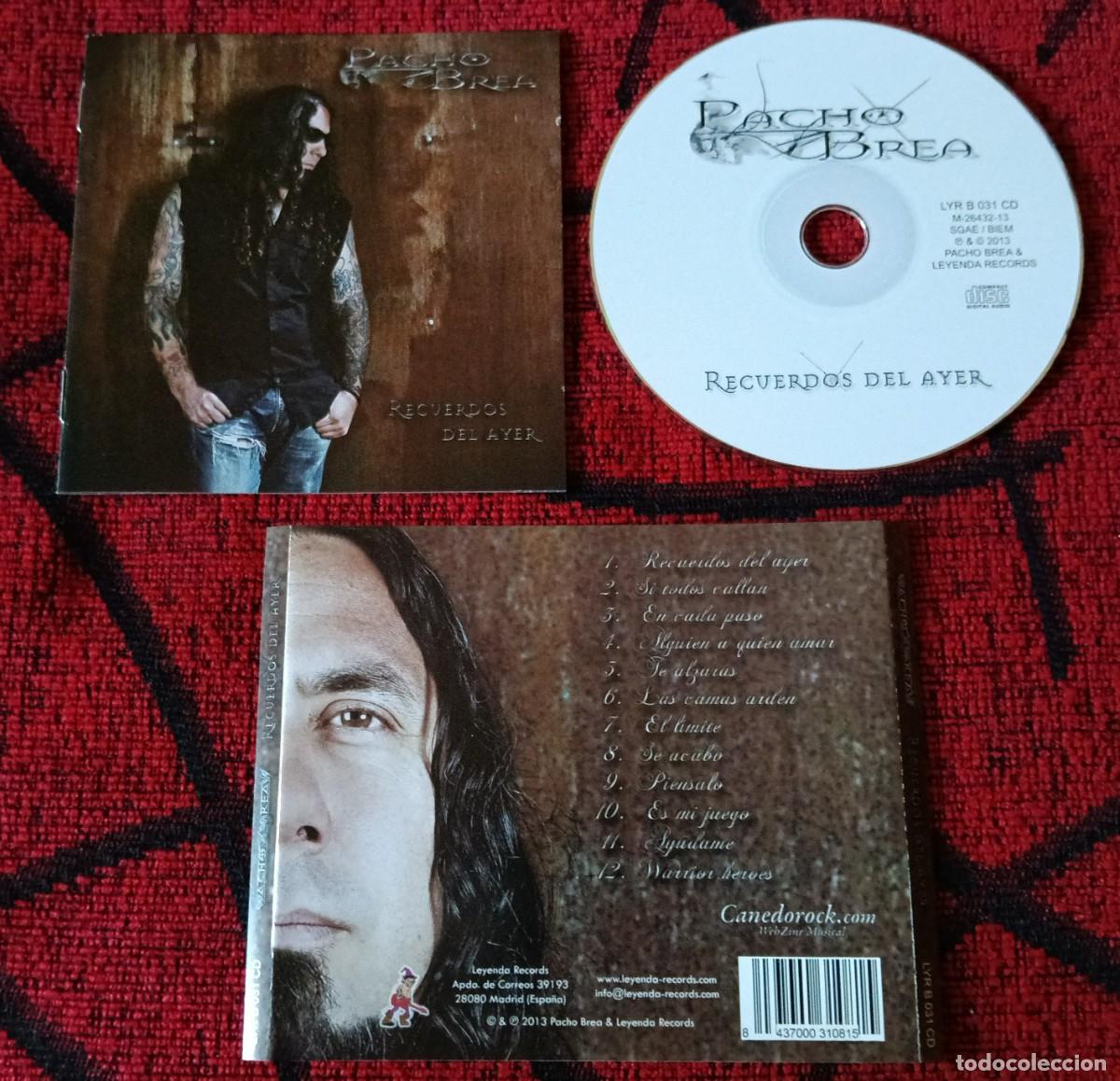 CDs de m&uacute;sica: PACHO BREA ** Recuerdos Del Ayer ** CD 2013 - Foto 1