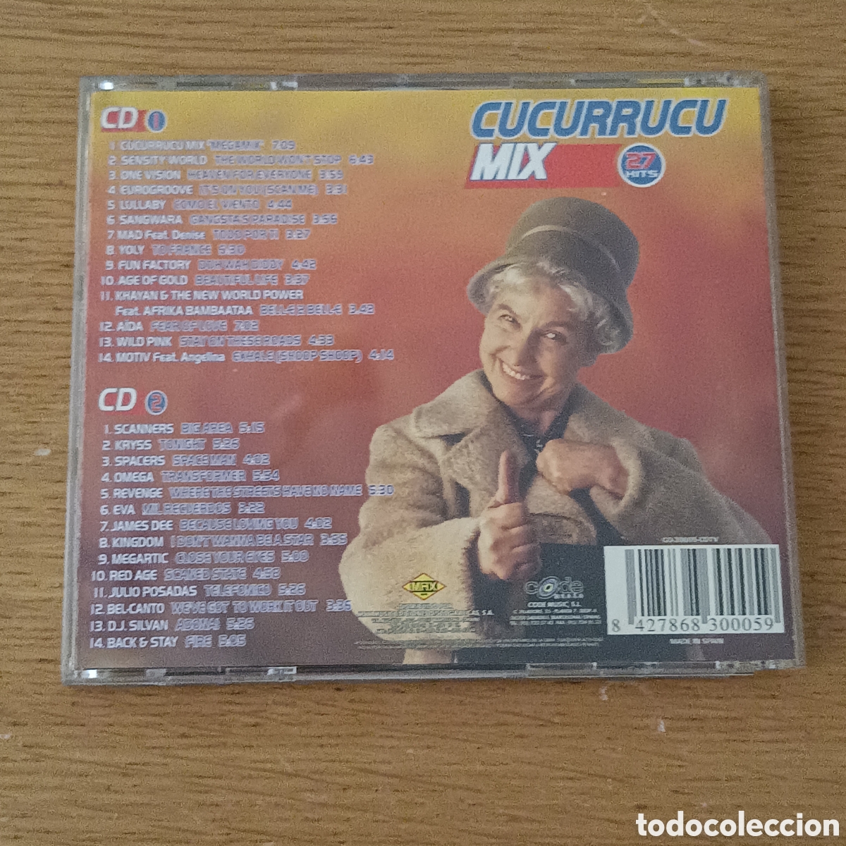 CDs de m&uacute;sica: Cucurrucu Mix (2 CDs) - Foto 2