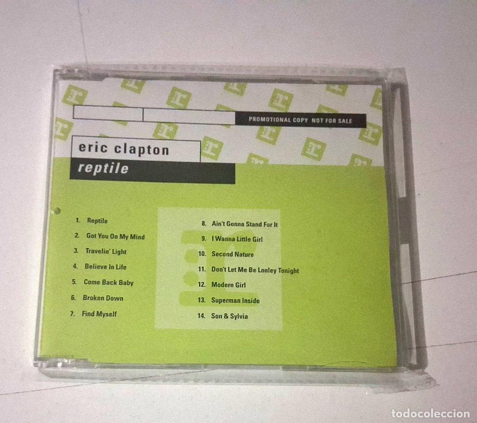 CDs de m&uacute;sica: ERIC CLAPTON &rdquo;REPTILE&rdquo; CD 14 TRACKS COMO NUEVO - Foto 1