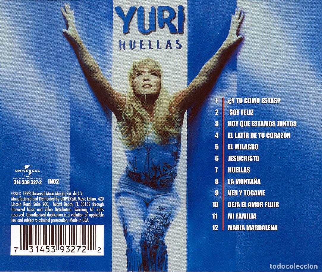 CDs de m&uacute;sica: YURI - Huellas (1998) - Foto 2