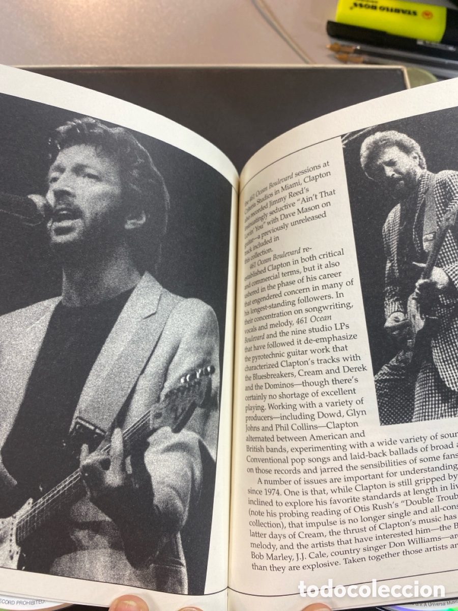 CDs de m&uacute;sica: ERIC CLAPTON - CROSSROADS CAJA CON 4 CDS + LIBRO - Foto 5