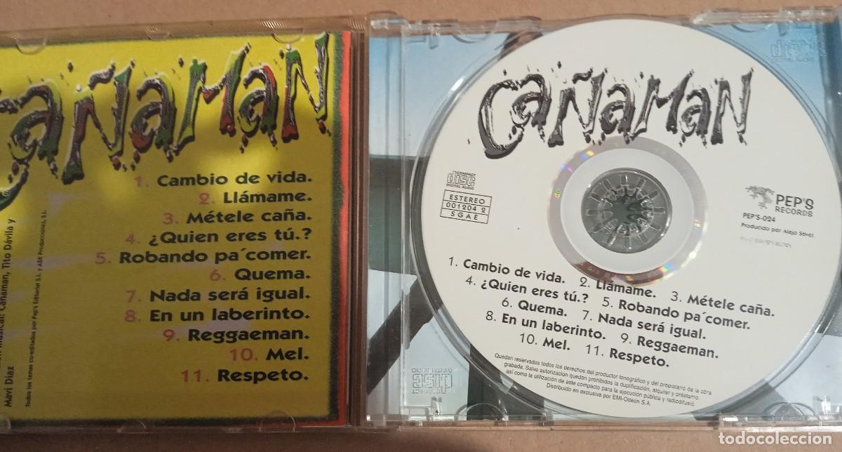 CDs de m&uacute;sica: CA&Ntilde;AMAN. CAMBIO DE VIDA. CD - Foto 2