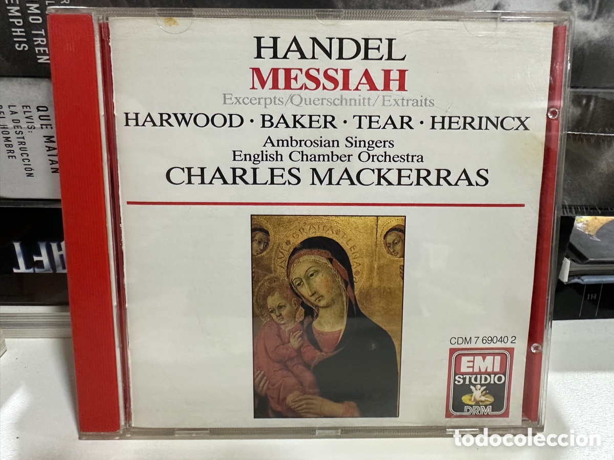 CDs de m&uacute;sica: Haendel - Charles Mackerras - Messiah (Excerpts) (CD) - Foto 1