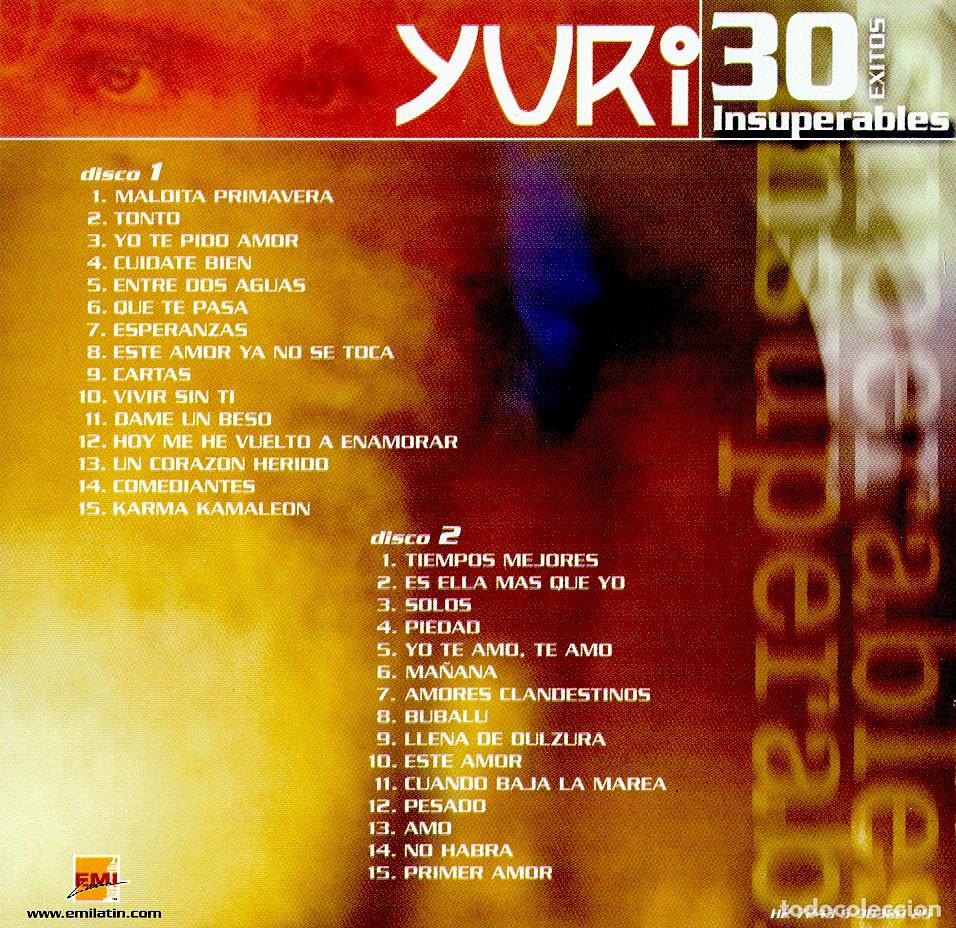 CDs de m&uacute;sica: YURI - 30 &eacute;xitos Insuperables (2003) 2 CD - Foto 2