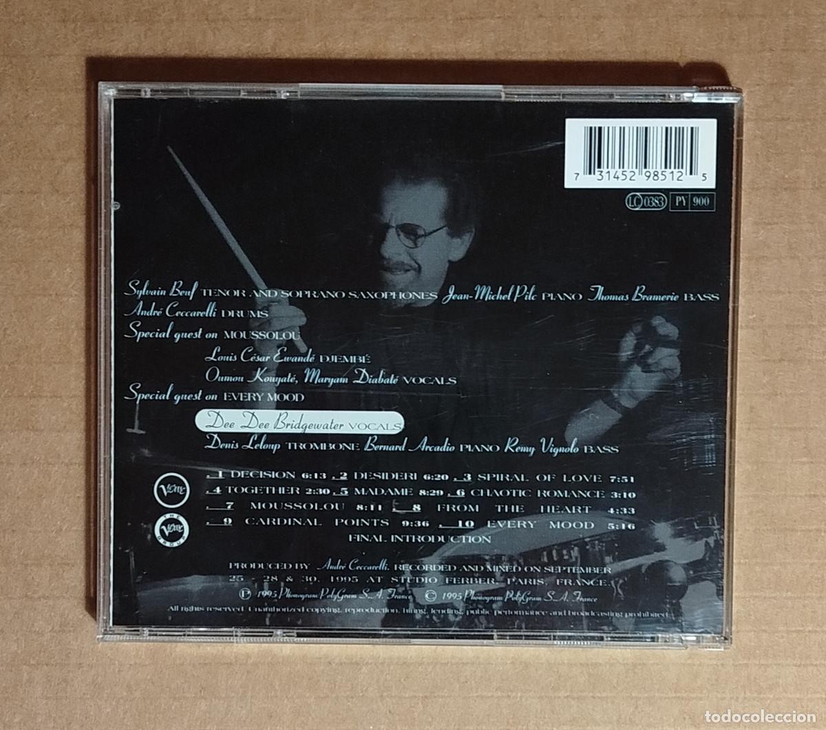 CDs de m&uacute;sica: ANDRE CECCARELLI - FROM THE HEART - 1995 - Foto 3