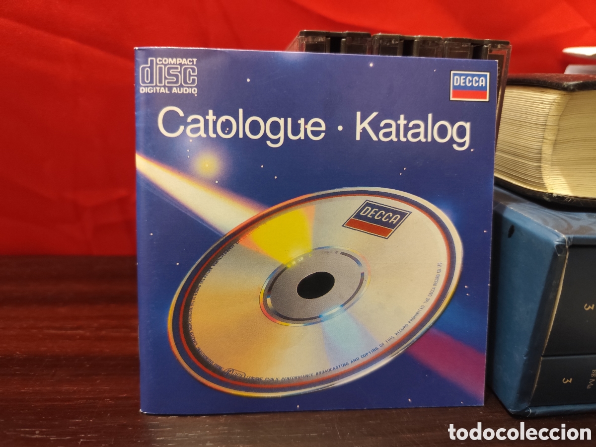 CDs de m&uacute;sica: Catalogue &bull; Katalog DECCA - COMPACT DISC DIGITAL AUDIO - Foto 1