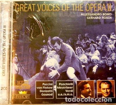 Music CDs: Great Voices of the Opera II: Allessandro Bonci - Gerhard Husch- 4011222051110