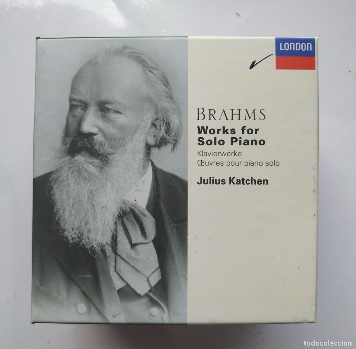 CDs de m&uacute;sica: CD BRAHMS WORKS FOR SOLO PIANO - Foto 1