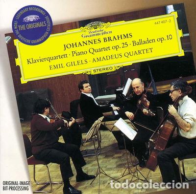 CDs de M&uacute;sica: Brahms: Piano Quartet op.25 / Ballades op.10- 0028944740721