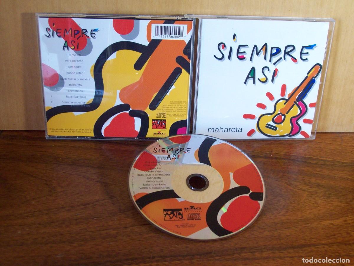 CDs de m&uacute;sica: SIEMPRE ASI - MAHARETA - CD - Foto 1