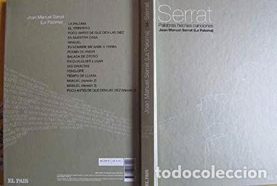 CDs de M&uacute;sica: Palabras hechas canciones Joan Manuel Serrat (La Paloma) volumen 3- 9778498157209