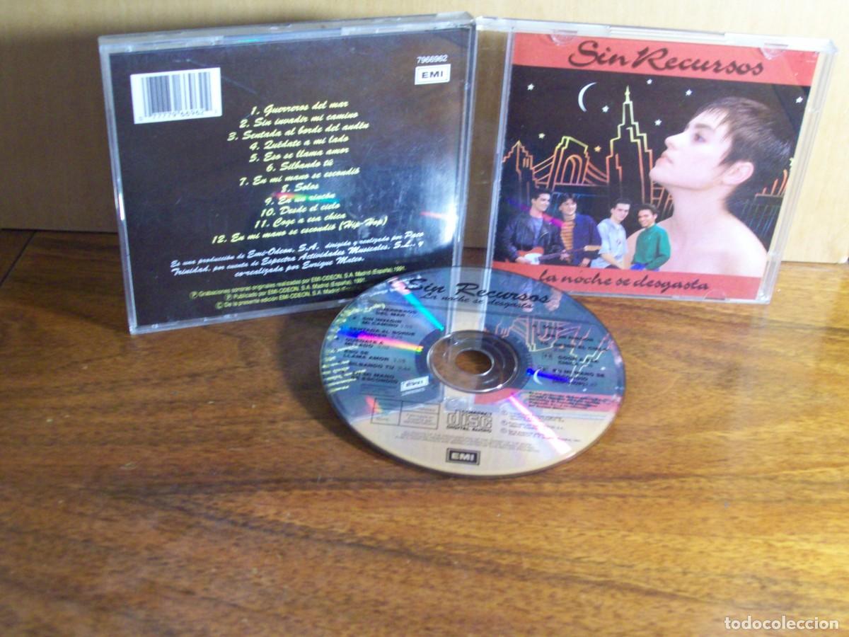 CDs de m&uacute;sica: SIN RECURSOS - LA NOCHE SE DESGASTA - CD