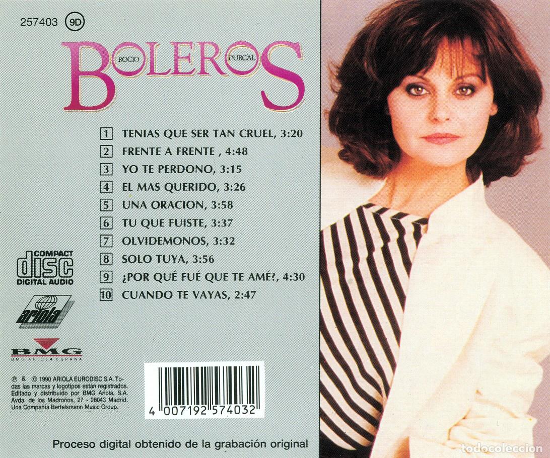 CDs de m&uacute;sica: ROC&Iacute;O DURCAL - Boleros (1985) - Foto 2