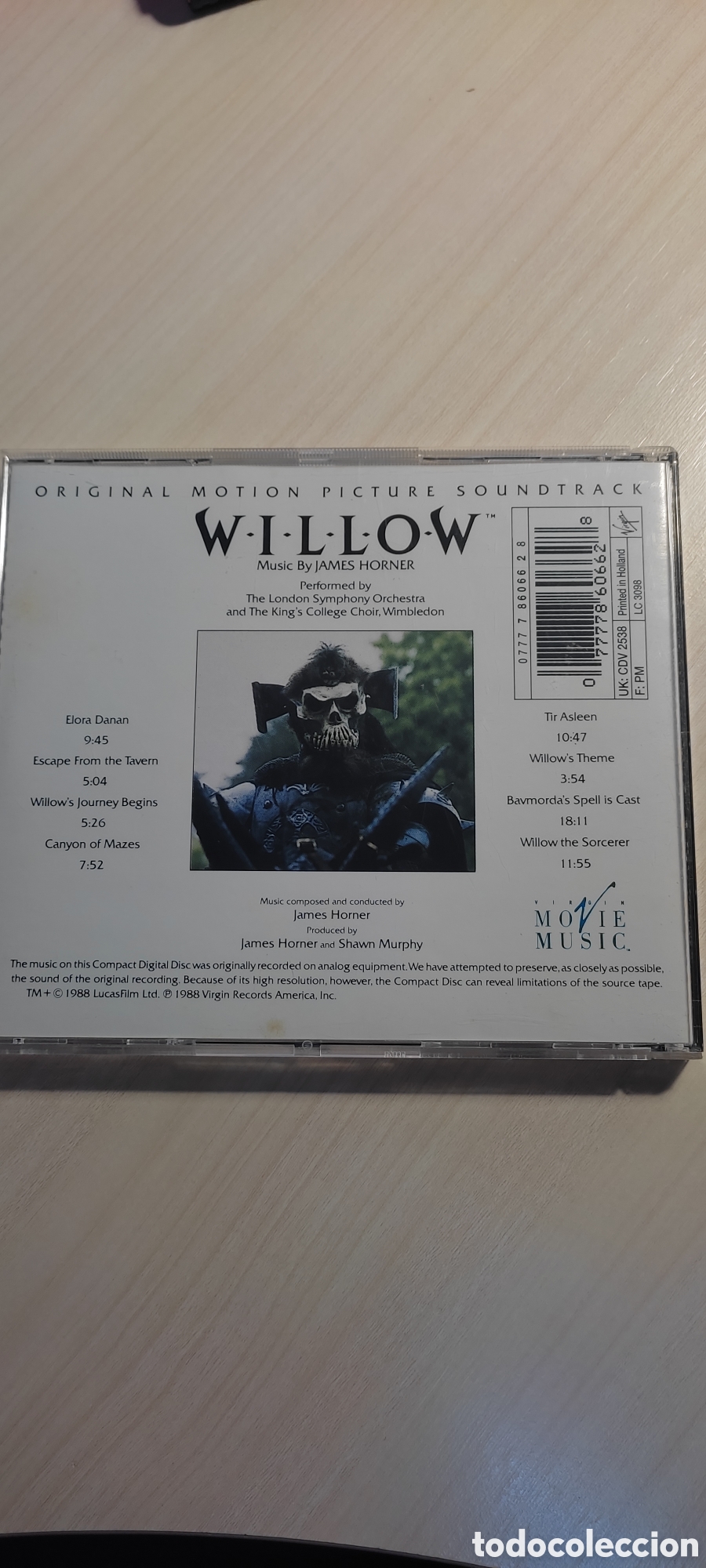 CDs de m&uacute;sica: BANDA SONORA ORIGINAL WILLOW - Foto 2