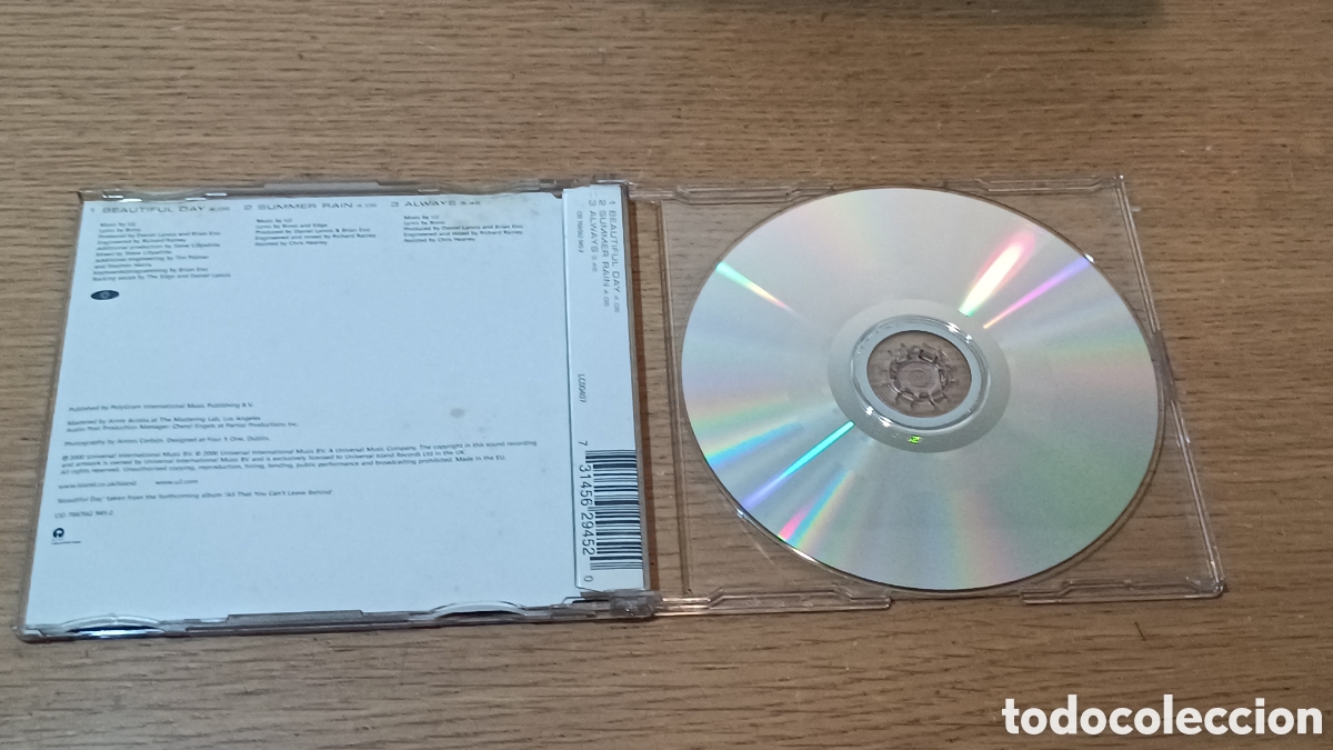 CDs de m&uacute;sica: U2 CD Single Beautiful Day - Foto 3