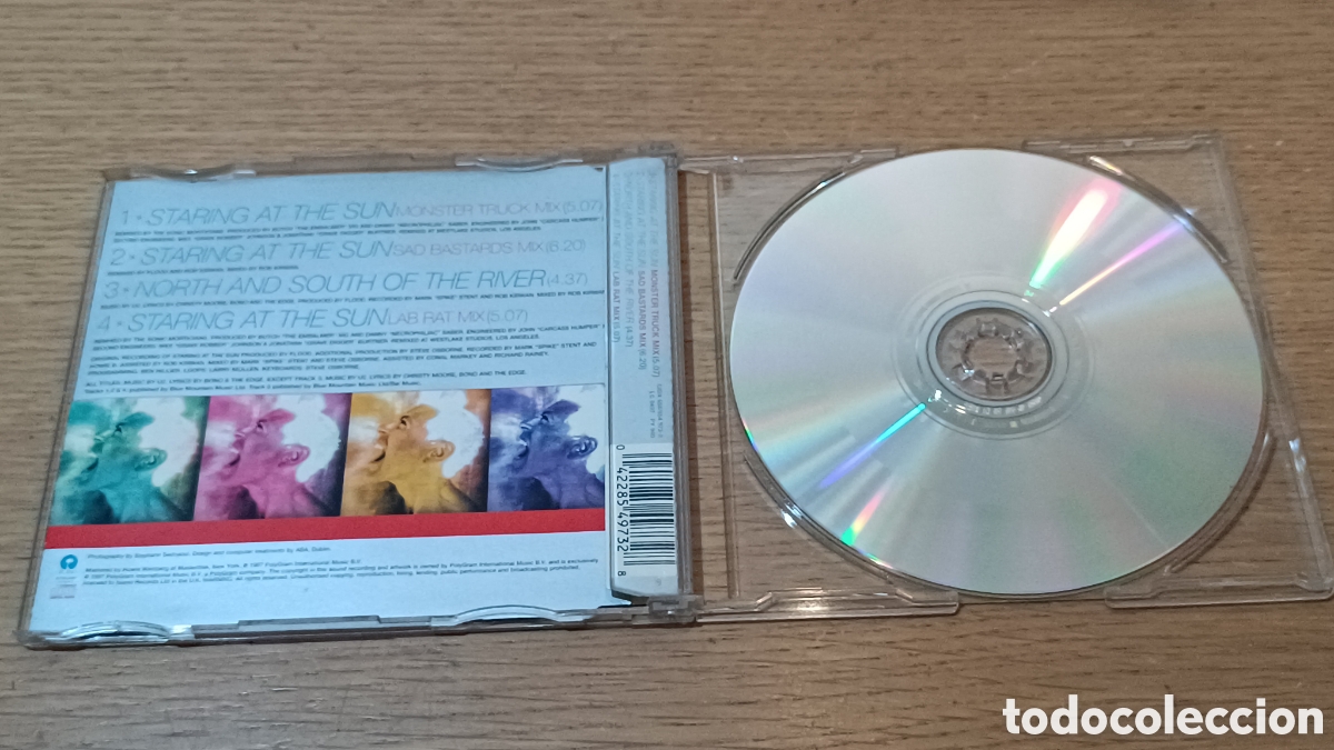 CDs de m&uacute;sica: U2 CD Single Staring At The Sun - Foto 3