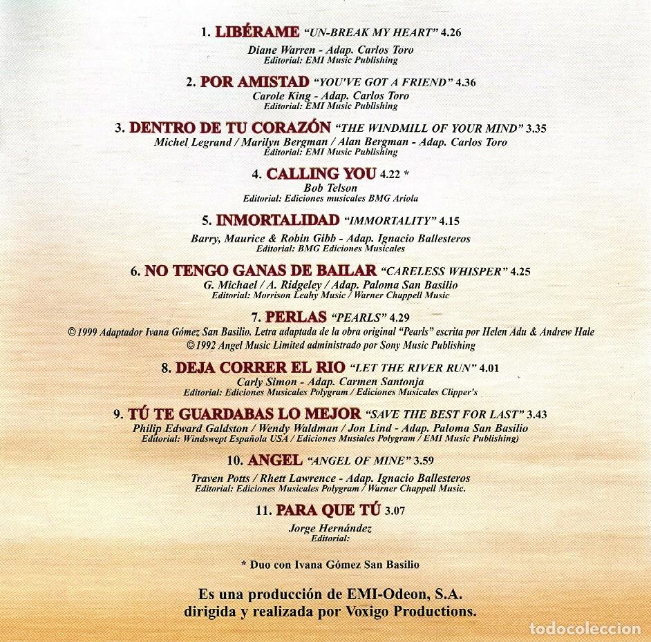 CDs de m&uacute;sica: PALOMA SAN BASILIO - Perlas (1999) - Foto 2