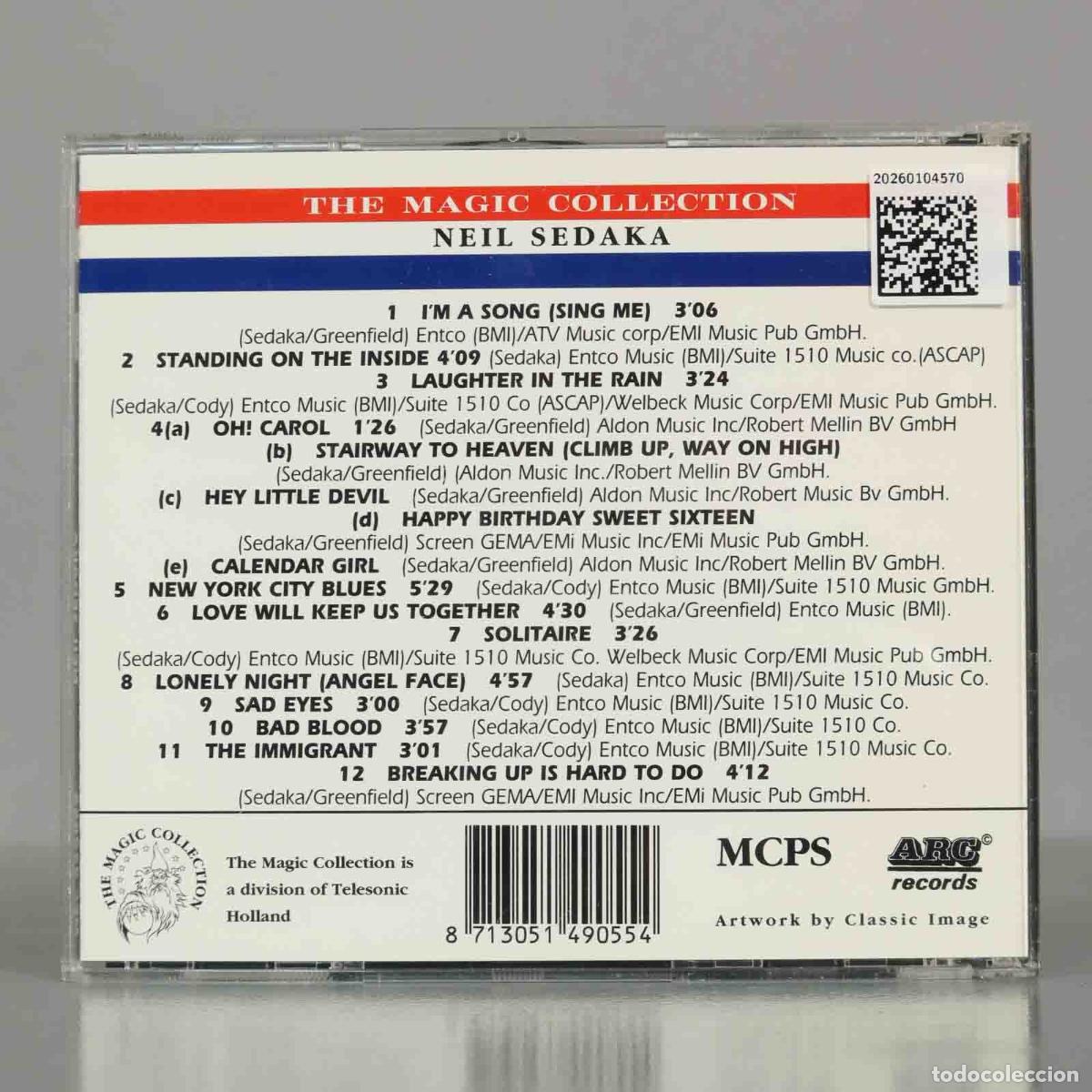 CDs de m&uacute;sica: CD. Neil Sedaka &ndash; The Magic Collection - Foto 2