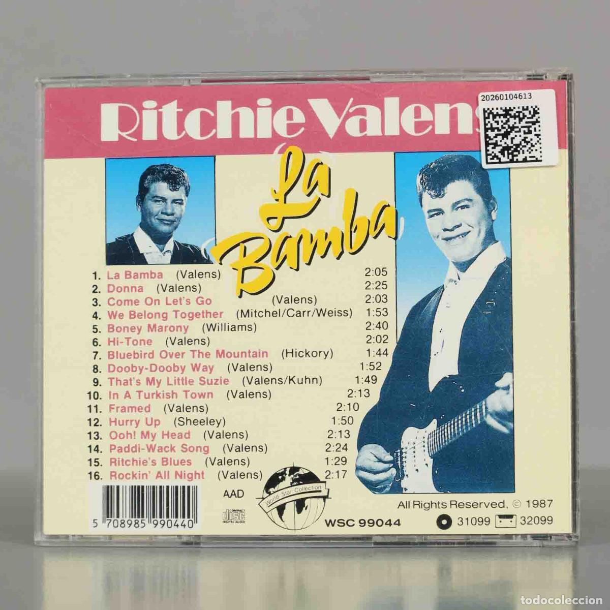 CDs de m&uacute;sica: CD. Ritchie Valens &ndash; La Bamba - Foto 2