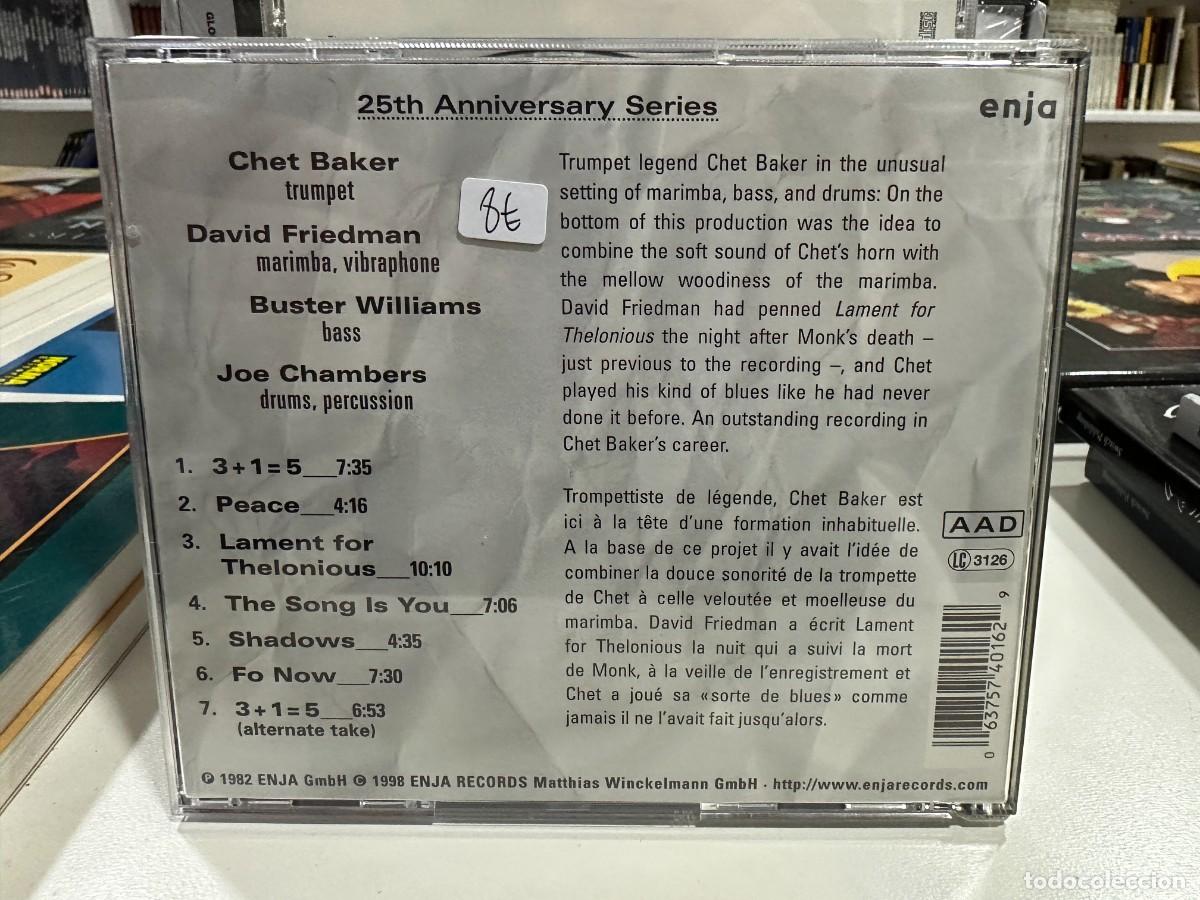 CDs de m&uacute;sica: Chet Baker - Peace (CD) - Foto 2