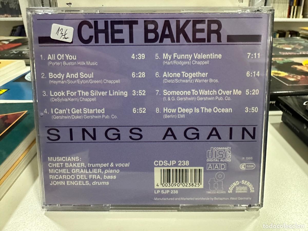 CDs de m&uacute;sica: Chet Baker - Sings Again (CD) - Foto 2