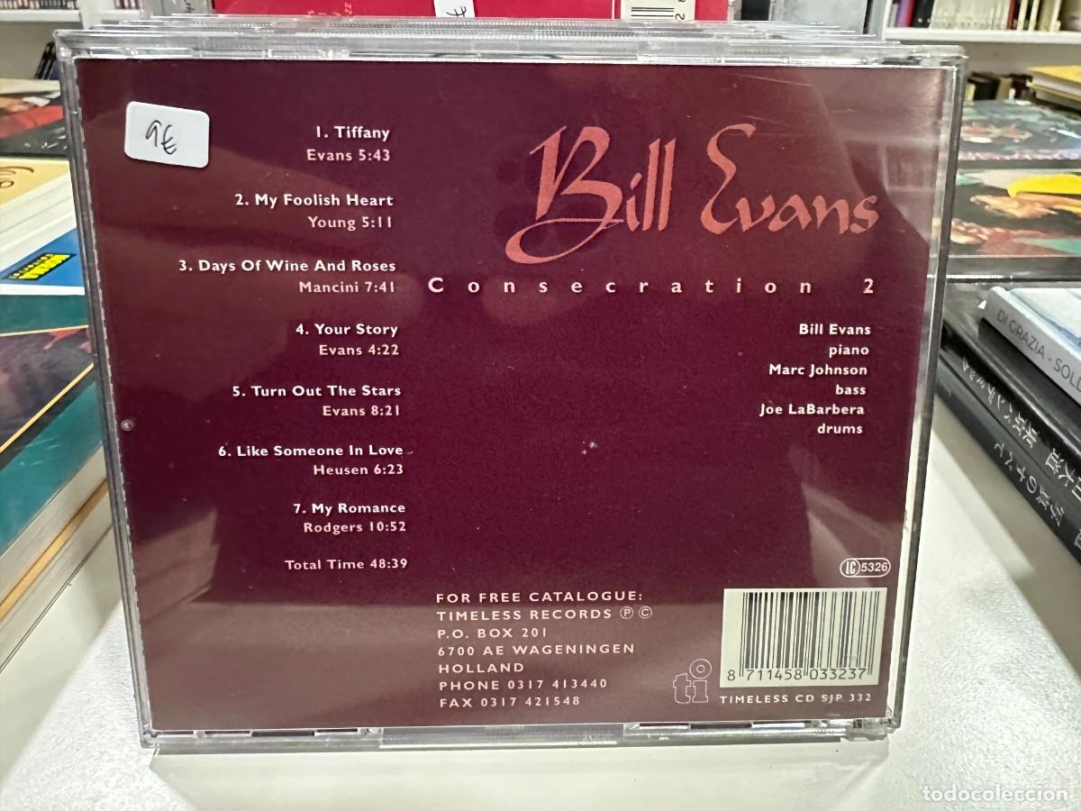 CDs de m&uacute;sica: Bill Evans Trio - Consecration II (CD) - Foto 2