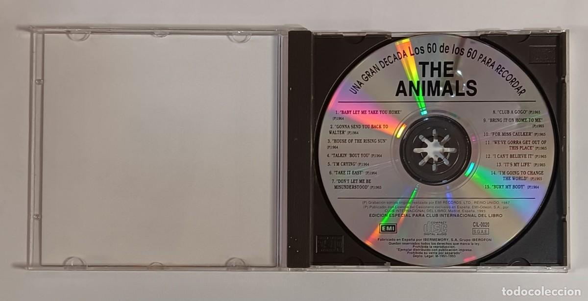 CDs de m&uacute;sica: CD COMPACT DISC THE ANIMALS UNA GRAN DECADA DE LOS 60 PARA RECORDAR - Foto 2
