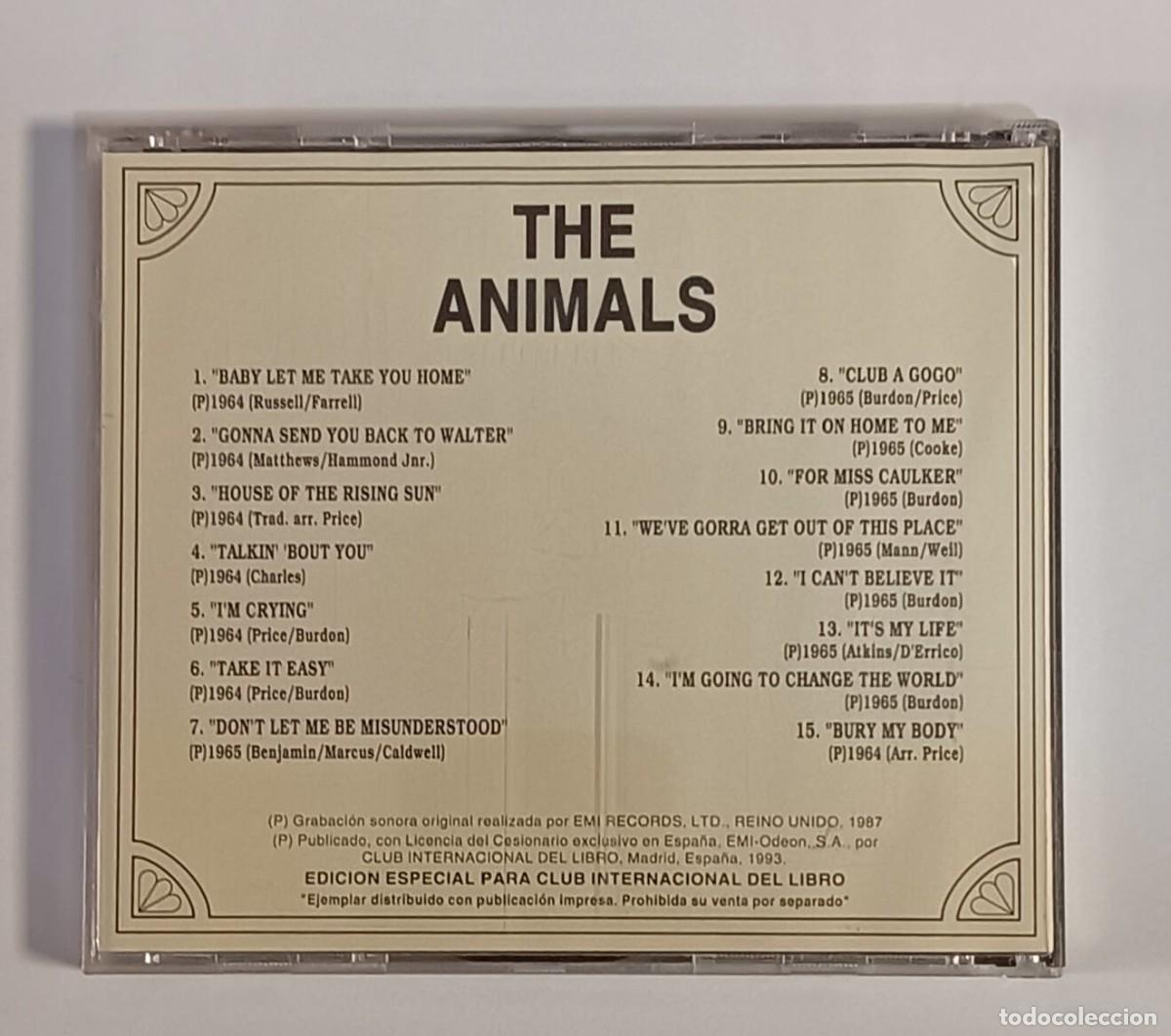CDs de m&uacute;sica: CD COMPACT DISC THE ANIMALS UNA GRAN DECADA DE LOS 60 PARA RECORDAR - Foto 3