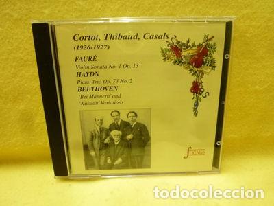 Musik-CDs: Cortot, Thibaud, Casals- 8011662910356