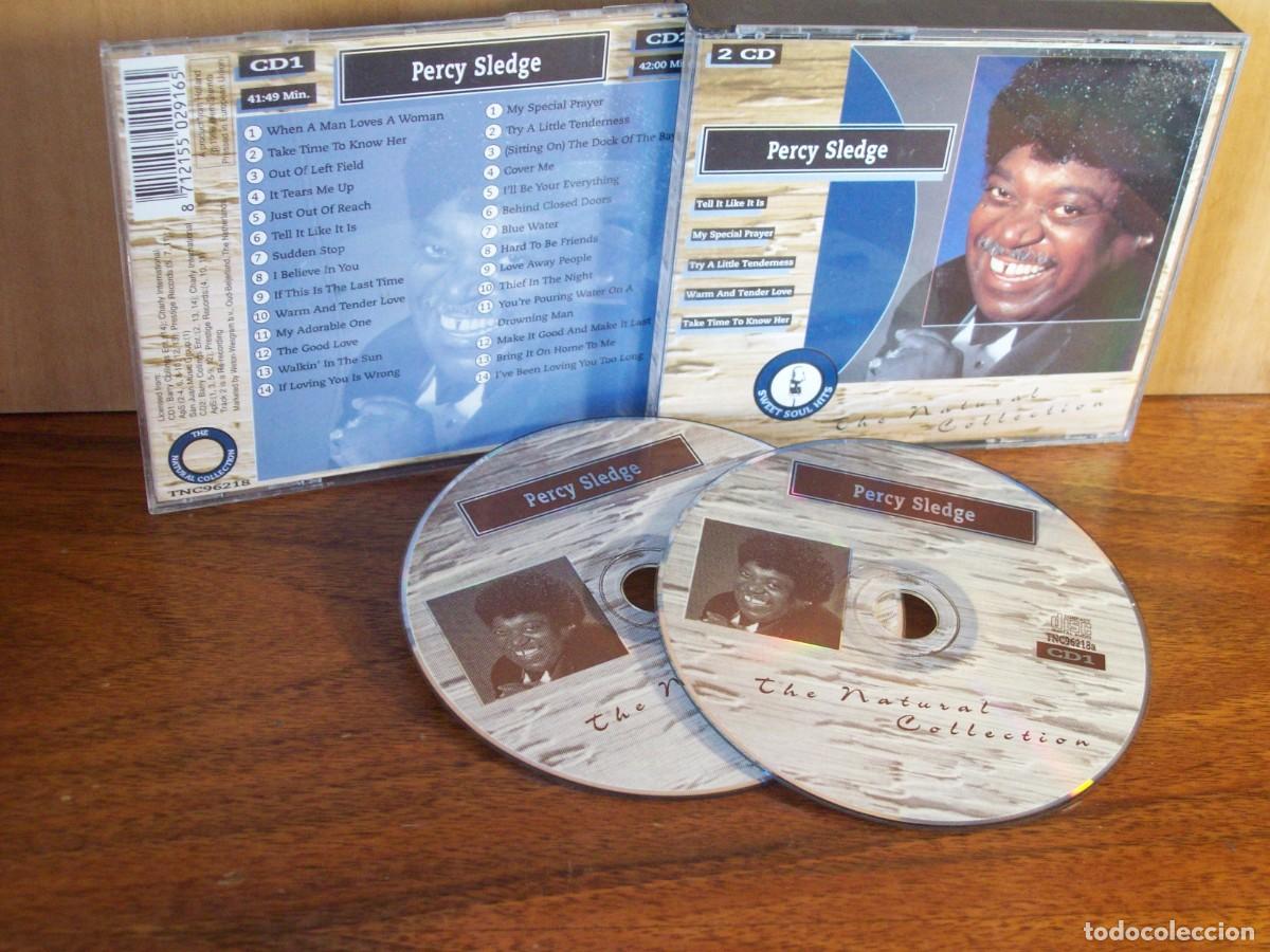 CDs de m&uacute;sica: PERCY SLEDGE - THE NATURAL COLLECTION - DOBLE CD - Foto 1