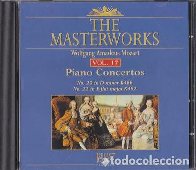 CDs de M&uacute;sica: The Masterworks: Mozart Vol. 17 Piano Concertos- 5028421993256