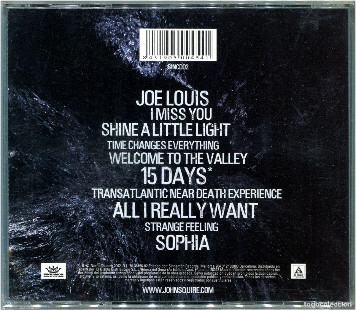 CDs de m&uacute;sica: John Squire &lrm;&ndash; Time Changes Everything - CD Spain 2002 - Sinnamon Records &lrm;SINCD02 - EX/VG+ - Foto 2