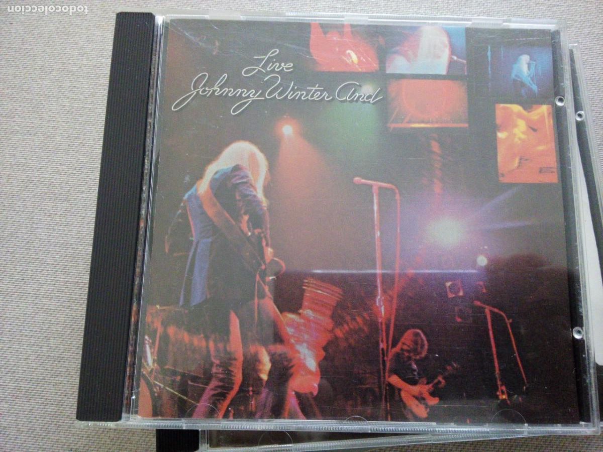 CDs de M&uacute;sica: JOHNNY WINTER AND LIVE CD