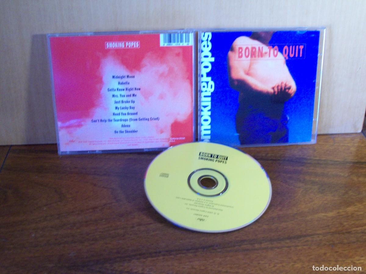 CDs de m&uacute;sica: SMOKING POPES - BORN TO QUIT - CD - Foto 1