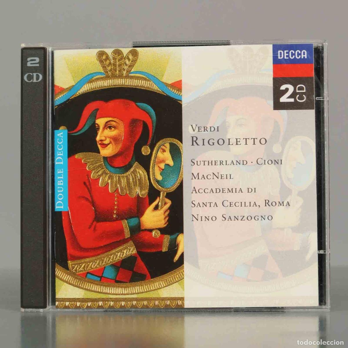 CDs de M&uacute;sica: CD. Nino Sanzogno &ndash; Rigoletto. Verdi / Sutherland / Cioni / MacNeil / Accademia Di Santa Cecilia Rom