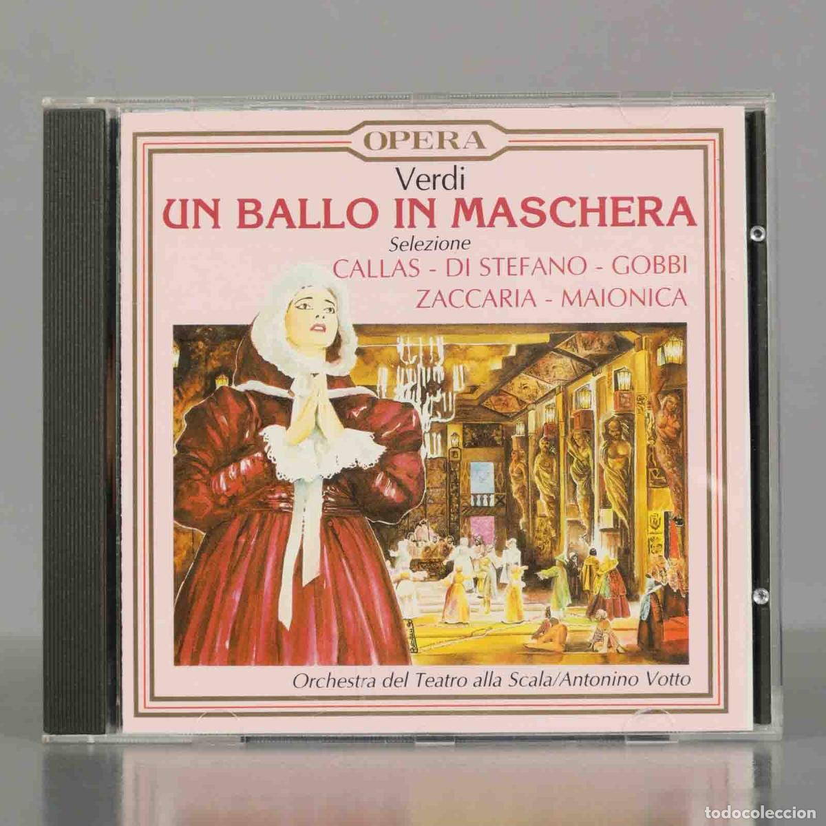 CDs de M&uacute;sica: CD. Un Ballo In Maschera - Selezione Dall&acute; Opera. Giuseppe Verdi, Maria Callas, di Stefano, votto