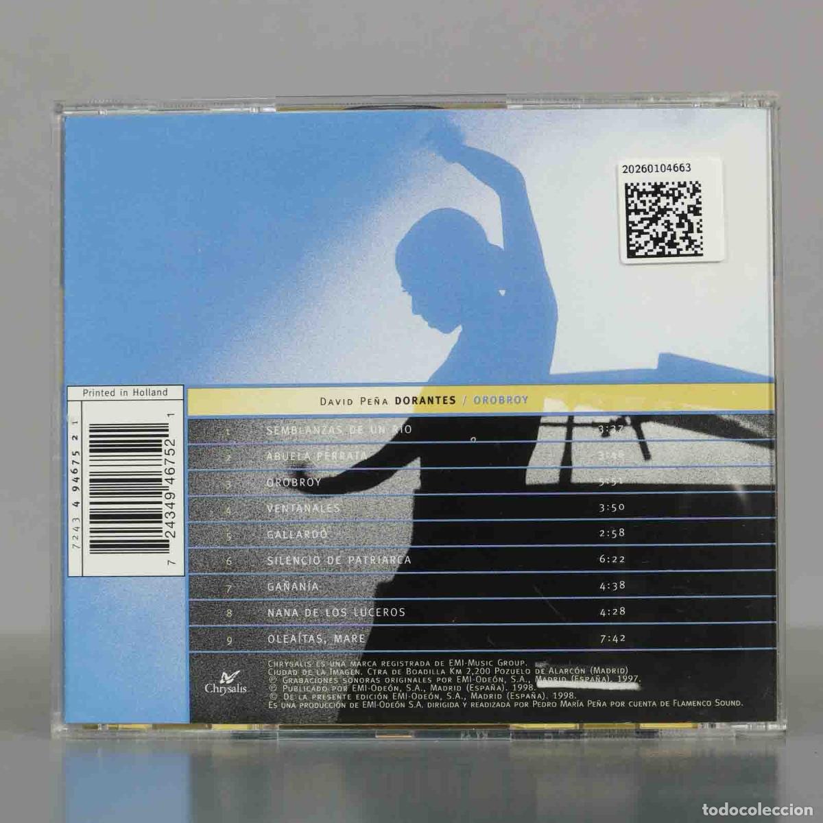 CDs de m&uacute;sica: CD. David Pe&ntilde;a Dorantes &ndash; Orobroy - Foto 2