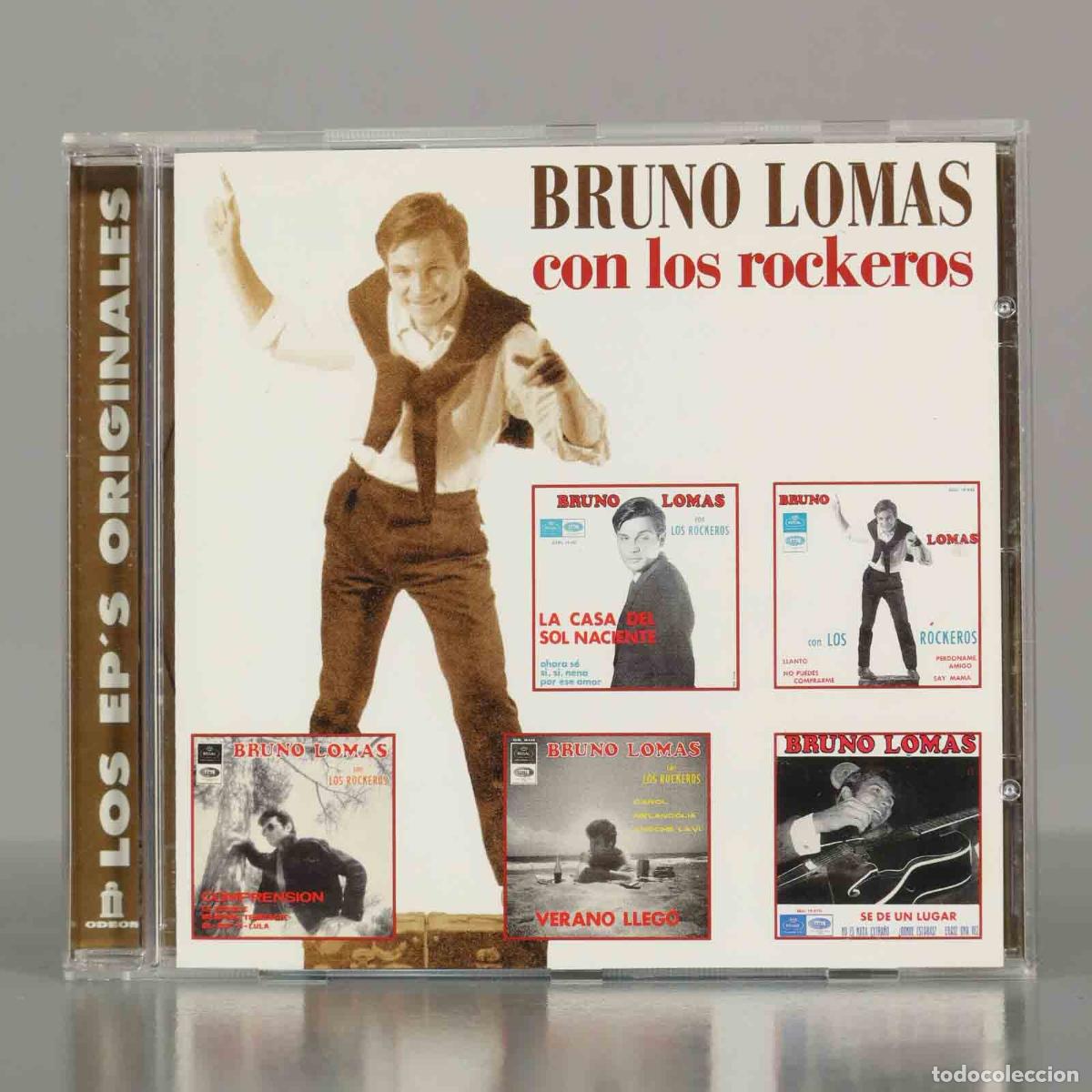 CDs de m&uacute;sica: CD. Bruno Lomas con Los Rockeros &ndash; Los EP&acute;s Originales - Foto 1