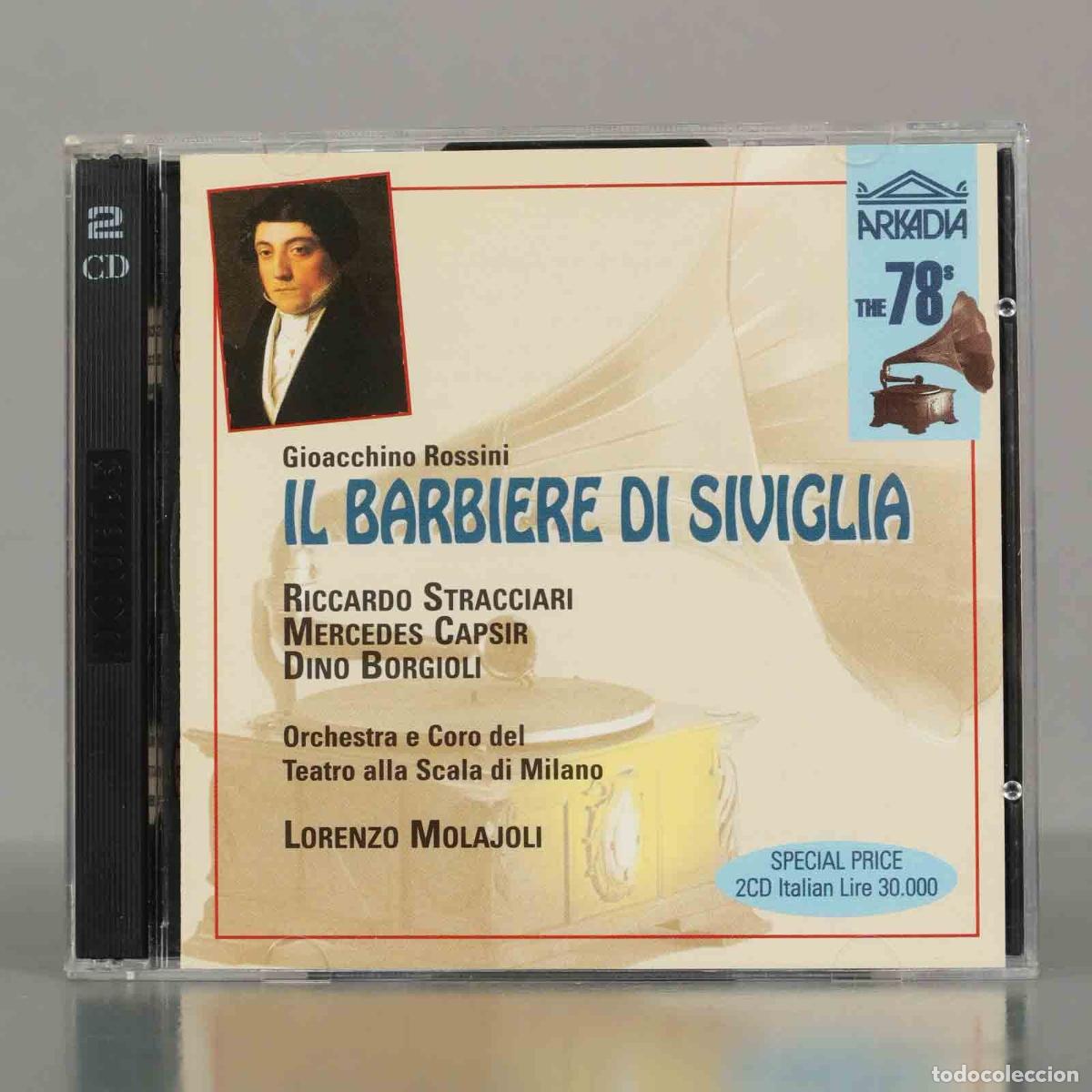 CD di Musica: CD. Gioacchino Rossini. IL BARBIERE DI SIVIGLIA. RICCARDO STRACCIARI. MERCEDES CAPSIR. Molajoli
