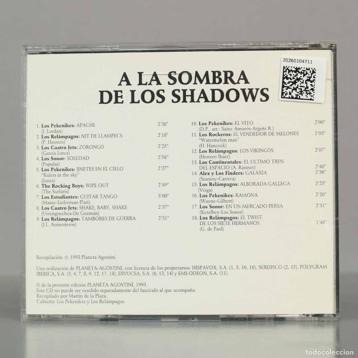 CDs de m&uacute;sica: CD. Various &ndash; A la Sombra de Los Shadows - Foto 2