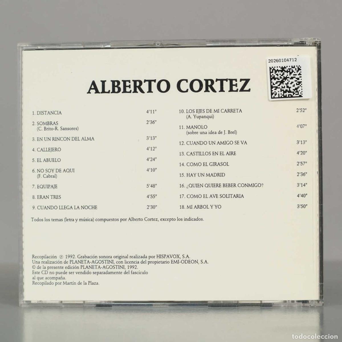 CDs de m&uacute;sica: CD. Alberto Cortez &ndash; Alberto Cortez - Foto 2